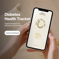 Diabetes Health Tracker (PDF) — Free Interactive App Included!
