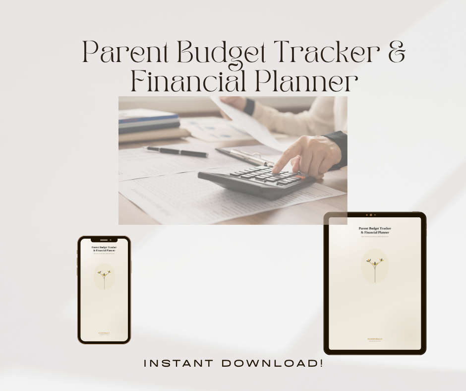 Parent Budget Tracker & Financial Planner — Free Budget Tracker App Included!